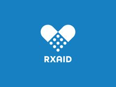 the logo for rxaid, an appliance that is designed to help people find