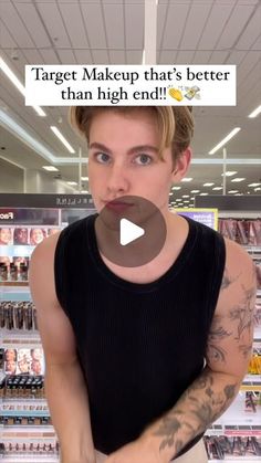 Trevor Barrett on Instagram: "Better than the High end…👀💸The Best Makeup @target! Agree or disagree with any? What are your drugstore ride or dies? 🩵

1. @lorealparis True Match Skin Tints 
2. @elfcosmetics Lip Oil 
3. @maybelline Lifter Lip Liner 
4. @Nyxcosmetics Brow Glue 
#makeup #target #haul #dupes" Best Makeup From Target, Best Highlighter Makeup, Best Drugstore Eyeliner, Drugstore Eyeliner, Brow Glue, Target Makeup, Maybelline Lifter, Best Highlighter, Target Haul