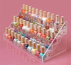 Tela, Nail Polish Stand, Nail Polish Display, Makeup Container, Cosmetics Display Stand, Nail Polish Holder, Nail Polish Rack, Acrylic Nail Polish, Makeup Containers