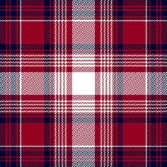 a red and white plaid pattern with a square in the middle