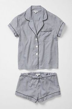 I am obsessed in sleeping in pajama sets. I cannot just sleep in a ratty tshirt and shorts. it needs to be cute and match. Girly Pajama, Simple Pajamas, Sleeping Wear, Matching Pjs