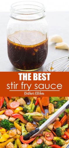 the best stir fry sauce recipe with broccoli and peppers