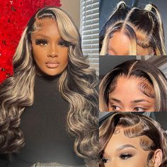 PRICES MAY VARY. 1.【Daules 1b/27 Highlight Ombre Balayage Lace Front Wigs Human Hair premium material】：black and blonde wig human hair, 100% Brazilian virgin human hair, all cut from young girls donors ,clean & healthy & soft & bouncy, no chemical. Can be dyed, straightened, bleached and restyled as your own hair. 2.【1b/27 balayage Highlight wig human hair 13x6 advantages】New trending, fashion and charming ,be different ,be charming , True to Length , No Chemical Processing, Soft, Smooth as Silk Amazon Wigs, Balayage Wig, Natural Black Hair Color, Blonde Balayage Highlights, Ombre Lace Front, Invisible Lace, Ombre Lace, Hair For Women, Black Hair Color