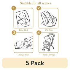 the instructions for how to use a baby seat