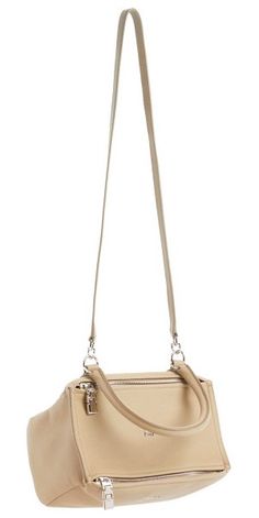 Givenchy small pandora goatskin leather shoulder bag in dune at nordstrom. #givenchy #bags Givenchy Bags, Leather Shoulder Bag, Givenchy, Satchel, Shoulder Strap, On Sale