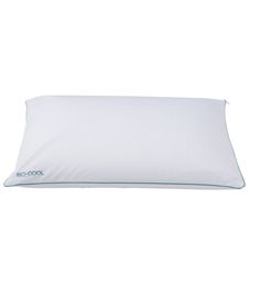 an image of a white pillow on a white background with the word cococo printed on it