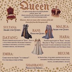 a poster with different types of dresses on it