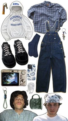 Mens Overalls Outfits, Outfits With Overalls, Overalls Outfits, Clothes For School, Shein Finds, Rolling Loud, Outfit Boards, Aesthetic Men, Overalls Outfit