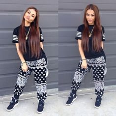 Urban Fashion this looks super comfortable India Westbrooks, Joggers Outfit, Looks Street Style, Soft Grunge, Dope Outfits, Dieselpunk, Swag Outfits