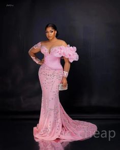 Looking for a luxury dress to stand out at your next big event, such as wedding reception, prom, dinner party, graduation, or birthday celebration? Then look no further, because this stunning lace dress is made with luxury African lace fabric, tailored to reveal your beautiful curves, and it will be custom made just for you. If you require style alteration, please start an etsy conversation and let us know what you will like to change or add. Please ensure to select your exact size for a perfect Cord Lace Gown Styles, Lace Styles For Wedding, Nigerian Lace Styles Dress, Nigerian Lace Styles, Shimmery Dress, African Prom Dresses, Lace Gown Styles, African Wedding Dress, Dress Wedding Guest