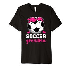 PRICES MAY VARY. Excellent idea on Mother's Day for a soccer player grandma, or a soccer grandma, who loves to support her favorite soccer player. Great for a proud grandma of a soccer player, or a soccer grandmother, whose grandson or granddaughter is a soccer player. This premium t-shirt is made of lightweight fine jersey fabric Fit: Men’s fit runs small, size up for a looser fit. Women’s fit is true to size, order usual size. Soccer Shirts Designs, Soccer Funny, Army Shirts, Husband Shirts, Mothers Day T Shirts, Dog Lover Shirt, Kindness Shirts, Soccer Player