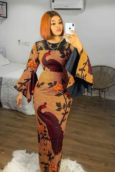 Ankara Long Gown Styles For Ladies, Simple Ankara Gown Styles, Simple Ankara Gowns, Latest Ankara Long Gown Styles