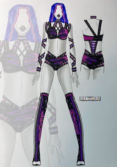 Eddie Guerrero, Combat Gear, Preformance Outfits, Wwe Girls, Clothing Design Sketches, Sasha Bank