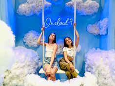 Online Shopping Ideas, Chanel Art Print, Cloud Theme, Led Decoration, Photo Zone