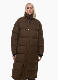 THE SUPER PUFF™ LONG | Aritzia Aritzia Super Puff Long, Super Puff Long, Aritzia Super Puff, The Super Puff, Super Puff, Down Puffer Jacket, Easy Shape, Ripstop Fabric, Water Repellent Fabric