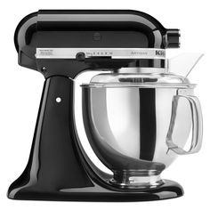 an image of a kitchen mixer on a white background with clippings to the side