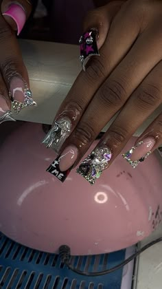 Rich Rich, Weak Nails, Polished Nails, Punk Nails, Pointed Nails