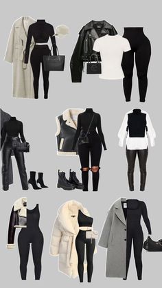 80s R&b Fashion, All Black Lace Outfit, Dinner To Club Outfit Night Out, Womens Winter Outfits 2024, 77 Degree Weather Outfit, All Black Outfit For Work Salon, Gray And Black Outfits, Classy Edgy Outfits, Chic City Outfits