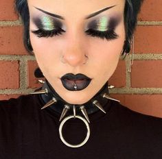 Dark Makeup Looks, Punk Makeup, Shape Shifting, Edgy Makeup, Black Makeup, Gothic Makeup