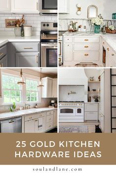 Infuse your kitchen with a touch of luxury using gold hardware that exudes opulence and sophistication. From sleek cabinet pulls to elegant faucet finishes, our gold kitchen hardware ideas are designed to elevate your space with a warm, inviting glow. Discover how these metallic accents can transform your kitchen into a lavish haven, blending seamlessly with any design style from modern minimalism to classic chic.