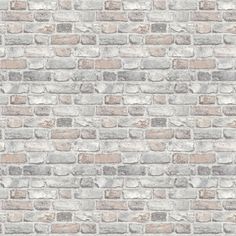 an old brick wallpaper pattern in grey and white