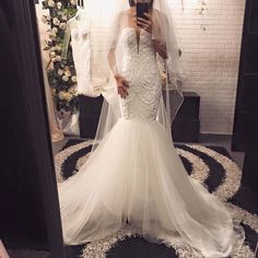 Worn Once Time Wedding Dress Color, Colored Wedding Dresses, Dresses Wedding, Mermaid Wedding Dress, Limited Time, Color White, Wedding Dresses, Wedding Dress, Womens Dresses