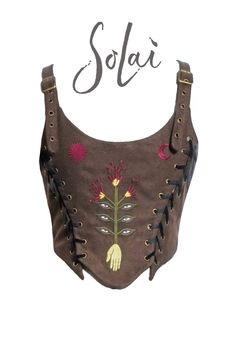 a corset for the forest witch ~ with whimsical & magical embroidery inspired by our innate connection to the earth Magical Embroidery, Forest Witch, Edgy Chic, Medieval Manuscript, Tristan Da Cunha, Velvet Lace, Guest Outfit, Papua New Guinea, Vanuatu