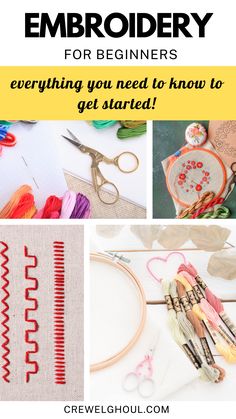 embroidery for beginners everything you need to know to get started