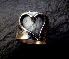 Rustic Ring, Rustic Rings, Silver Heart Ring, Necklace Diamond, Silver Jewelry Rings, Delicate Rings, Heart Jewelry, Heart Design, Silver Heart