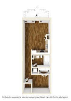 the floor plan for a two bedroom apartment