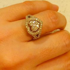 14kt White Gold Diamond Heart Ring. About 1.5ct This Is A Nice Chunky Ring. Diamond Heart Ring, Chunky Ring, Chunky Rings, Diamond Heart, Womens Jewelry Rings, White Gold Diamonds, Gold Diamond, Limited Time, Heart Ring