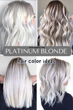 Flaunt your freshly colored hair with the newest range of platinum blonde hair color ideas. Time for a change that turns head. Toning Formulas, Fibermyalgia Symptoms, Brighten Gray Hair, Hair Color Ideas Trending, Grey Transition, Silvery Blonde, Platinum Blonde Hair Color Ideas, Gray Hair With Lowlights, Gray Blending