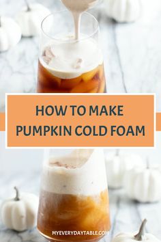 how to make pumpkin cold foam