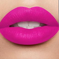 Pink Lipstick Matte For Women, Hot Pink Lipstick Long Lasting Smudge Proof Lipstick With Brush, Waterproof & Cruelty-Free Lip Gloss Hot Pink Lipstick, Makeup Lips, Bright Lipstick Makeup, Fuschia Lipstick, Neon Pink Lipstick, Pink Lipstick Mac, Barbie Pink Lipstick, Pink Lipstick Makeup, Pink Matte Lipstick