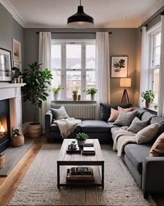 Dark Grey Couch Living Room, Room Decor Gray, Grey Sofa Living Room, Grey Couch Living Room, Living Room Decor Gray, Grey Couch, Grey Sofa, Couch Living Room