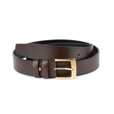 "Buy Brown Belt With Gold Buckle - Mens Belt Leather - Luxury Mens Belts - Real Leather Belt - Mens Belt Brown - Golden Buckle Belt BELT SIZE: Choose from drop down menu above BELT WIDTH: 1 3/8″ | 3.5 cm LEATHER: Genuine Italian leather COLOR: Brown BUCKLE: Gold color CONDITION: New INCLUDED: Dust bag ALL BELTS ARE MEASURED FROM THE LEATHER PART'S END TO THE MIDDLE HOLE. Usually choose belt two sizes larger than regular jeans size. For example, if you wear jeans in size 32\", then belt size 36\" Belt With Gold Buckle, Mens Belt, Belt Brown, Belt Leather, Leather Belts Men, Brown Leather Belt, Brown Belt, Suspender Belt, Buckle Belt