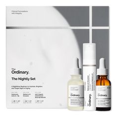 The Nightly Set - The Ordinary | Ulta Beauty Beauty Event, Holiday Gift Sets, 2024 Christmas, Holiday Set, Birthday List, Rosehip Oil, Skin Care Moisturizer, Nail Color, Face Oil