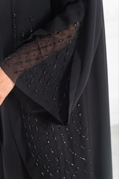 Elegant Abaya Designs, Simple Abaya Designs, Burqa Designs, Islamic Fashion Dresses, 13k Followers