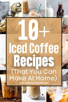 iced coffee recipes that you can make at home