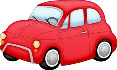 an old red car is shown in this cartoon