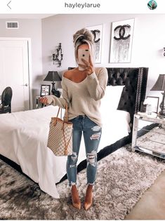 School Goals, La Outfits, Mode Boho, Cute Spring Outfits, Closet Inspiration, Outfit Jeans, Mode Casual, Outfit Trends, Cute Fall Outfits