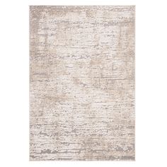 an area rug with white and beige colors