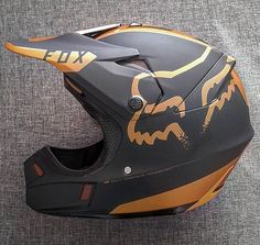 the helmet is designed to look like a fox