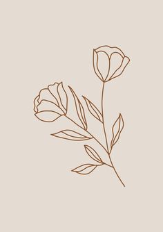 A minimalistic flower to add a simple touch to any space in your home or as a wallpaper. Simple Flower Drawing, Flower Outline, Flower Icons, Line Flower, Minimalist Flowers, Minimalist Artwork, Ios 16, Arte Inspo, Simple Flowers