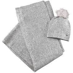 Give the gift of timeless luxury and warmth with this hat and scarf gift set—to yourself or someone special. Essential knitwear set from Jack & Missy® includes a super soft pom hat and cozy stylish scarf, beautifully packaged for easy giving. Monochromatic Jack and Missy hat and scarf set complements your favorite winter looks, and it's made from premium-quality yarn and a faux-fur pom. 75% acrylic/22% nylon/3% spandex. Hand wash. Letter Stockings, Goose Clothes, Hat And Scarf Set, Wrap Clothing, Plants For Hanging Baskets, Seal Gifts, Stylish Scarves, Kids Candy, Hat And Scarf Sets