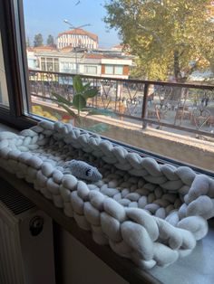 a window sill that has some kind of thing on it