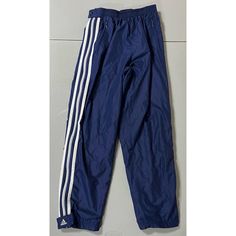 Adidas Navy Blue White 3-Stripe Zipper Windbreaker Track Pants Sweats Sweatpants Bottoms Size M #Adidas #Trackpants #Pants #Sweatpants #Windbreakers Windbreaker Track Pants, Adidas Navy Blue, Adidas Navy, Blue Sweatpants, Adidas Track Pants, Adidas Sweatpants, Adidas Pants, Fashion Icon, Jd Sports