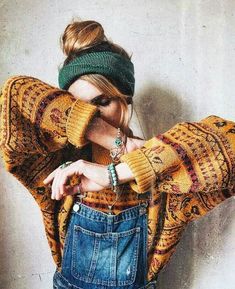 Looks Hippie, Mode Hippie, Estilo Hippie, Mode Boho, Rock Punk, Mode Inspo, Moda Vintage, Hippie Outfits, Cute Simple Outfits