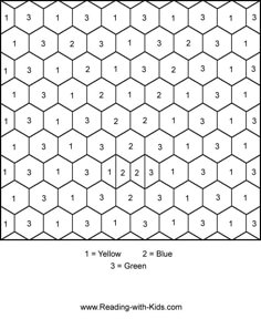 the color by number puzzle is shown in black and white, with numbers on each side