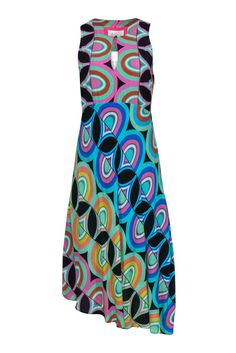 Current Boutique-Anthropologie - Multicolor Retro Print Sleeveless Maxi Dress Sz 8 Retro Multicolor Print Dress For Vacation, Retro Printed Vacation Dresses, Retro Dresses With Vibrant Print For Vacation, Retro Multicolor Maxi Dress For Spring, Summer Sleeveless Maxi Dress With Bold Print, Retro Multicolor Maxi Dress With Vibrant Print, Retro A-line Maxi Dress, Retro Summer Maxi Dress, Retro Multicolor Printed Maxi Dress